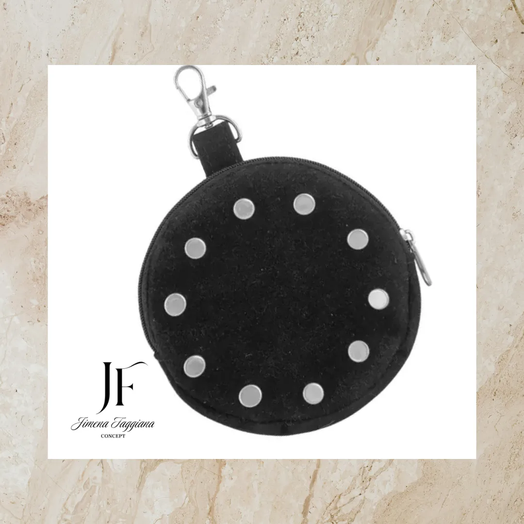 Monedero Circular tachas - Jimena Faggiana Concept